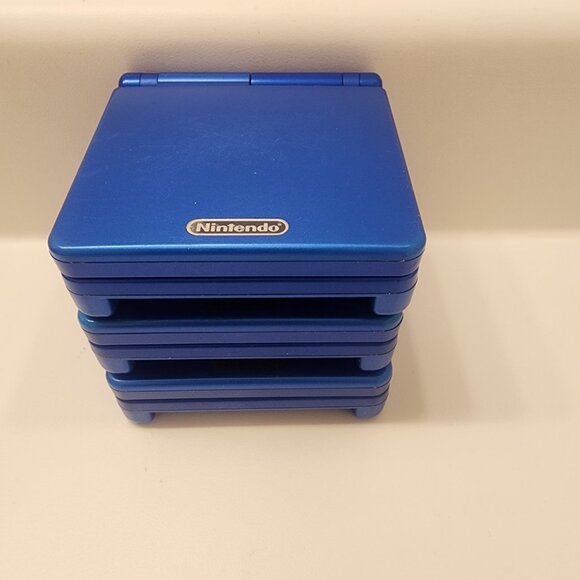 1X Rare Nintendo Blue Gameboy Advance SP 100% GENUINE Rockman (Japanese Megaman) - Picture 6 of 7